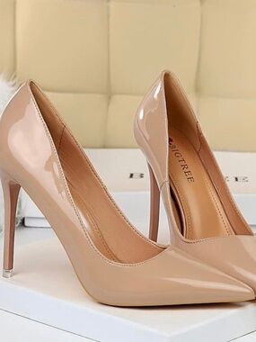 Elegant Pump Pointed Toe Heels Women's Shoes Size 7.5
